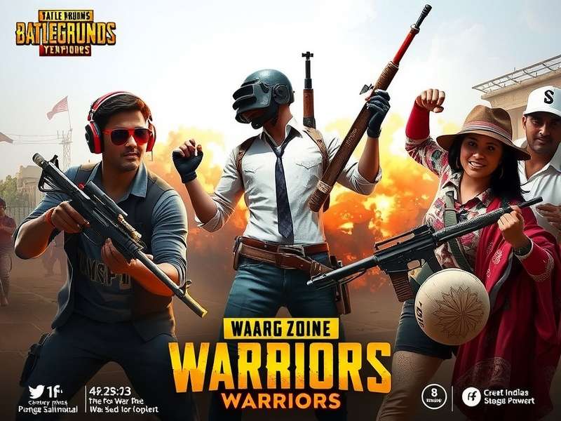 PUBG War Zone Warriors community event with cosplayers and fans